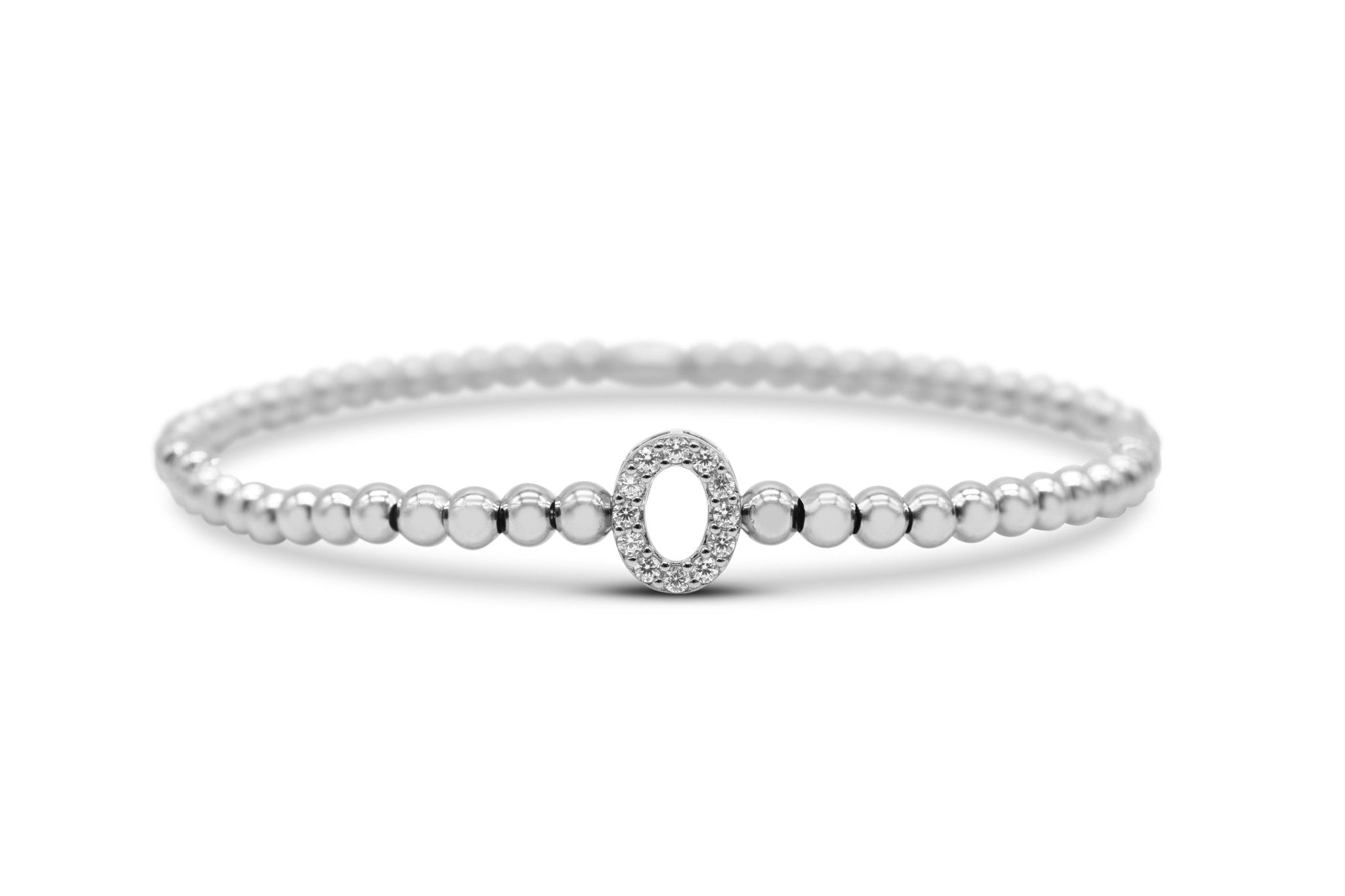 Stia Letter of Mine - Let it Shine Stretch Silver Bracelets - Juli's Wearable Art