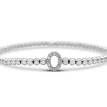 Stia Letter of Mine - Let it Shine Stretch Silver Bracelets - Juli's Wearable Art