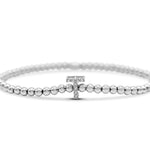 Stia Letter of Mine - Let it Shine Stretch Silver Bracelets - Juli's Wearable Art