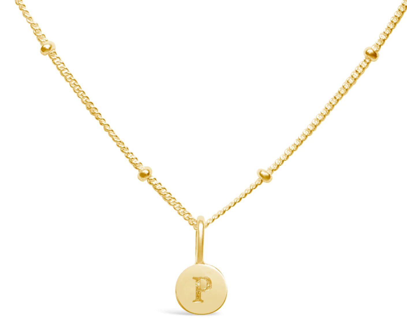 Stia Mini Love Letter Necklaces in Gold - Juli's Wearable Art