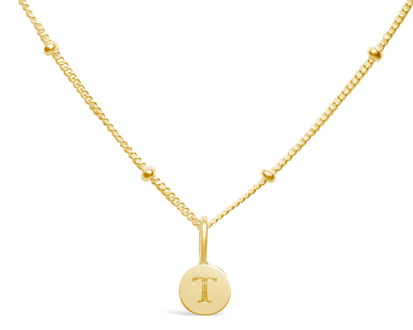 Stia Mini Love Letter Necklaces in Gold - Juli's Wearable Art