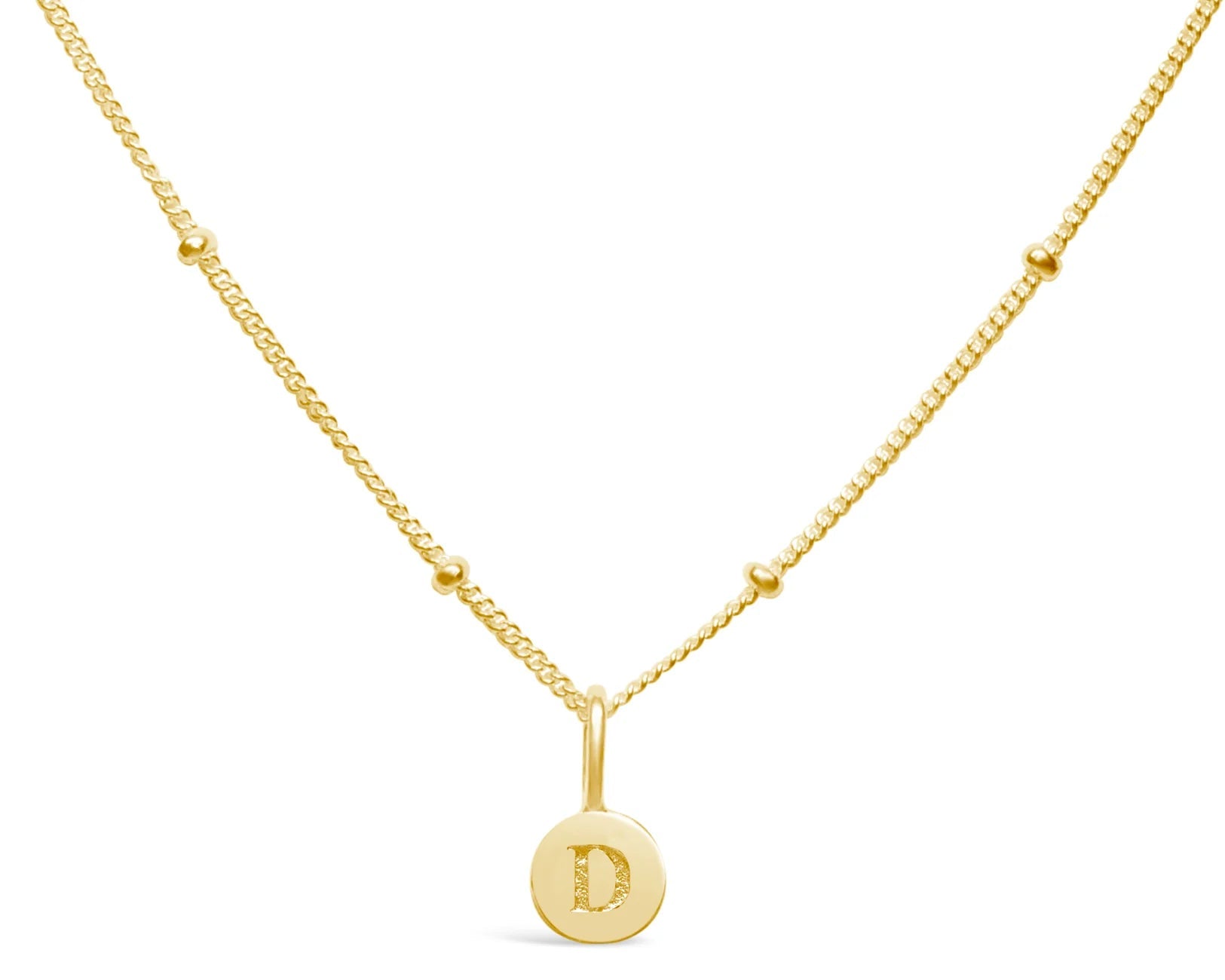 Stia Mini Love Letter Necklaces in Gold - Juli's Wearable Art