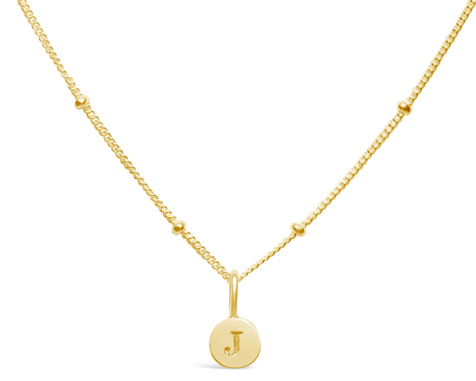Stia Mini Love Letter Necklaces in Gold - Juli's Wearable Art