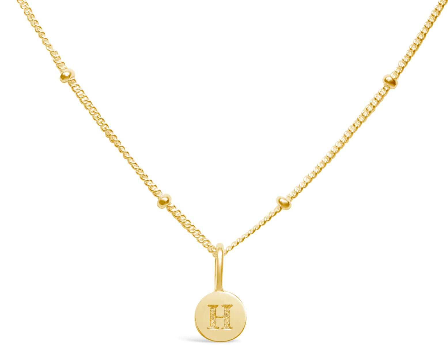 Stia Mini Love Letter Necklaces in Gold - Juli's Wearable Art