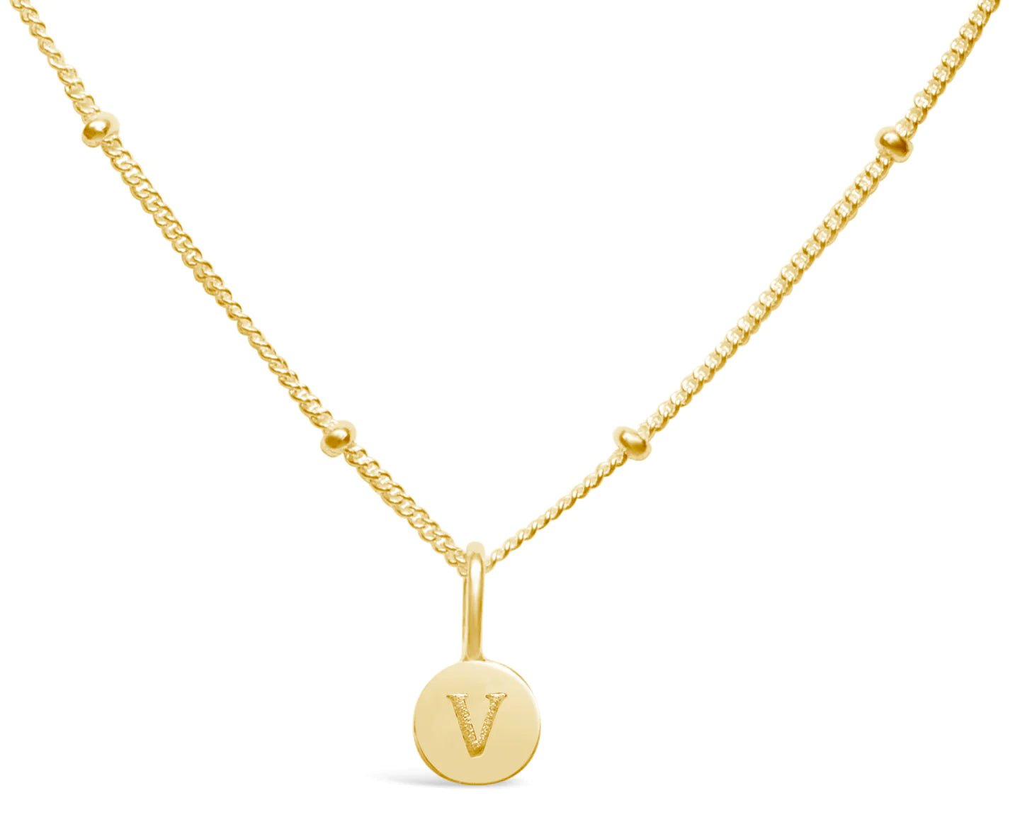 Stia Mini Love Letter Necklaces in Gold - Juli's Wearable Art