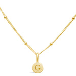 Stia Mini Love Letter Necklaces in Gold - Juli's Wearable Art