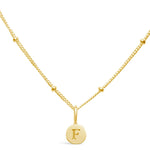 Stia Mini Love Letter Necklaces in Gold - Juli's Wearable Art