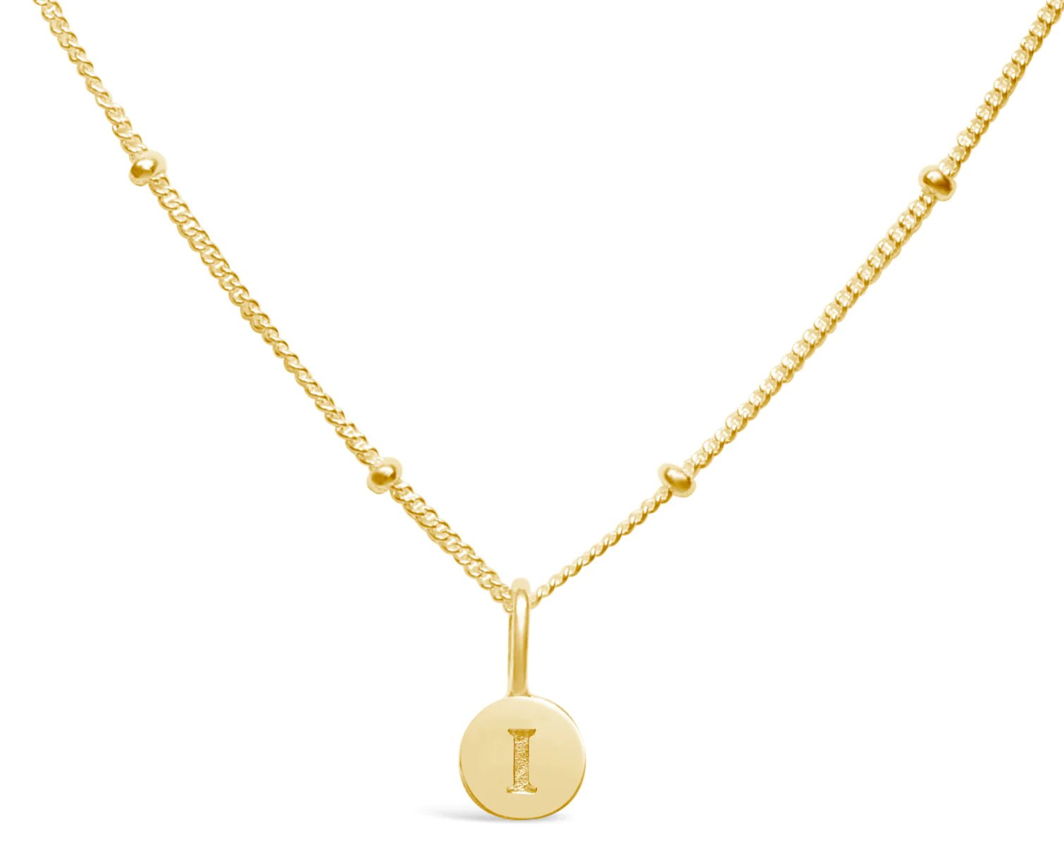 Stia Mini Love Letter Necklaces in Gold - Juli's Wearable Art