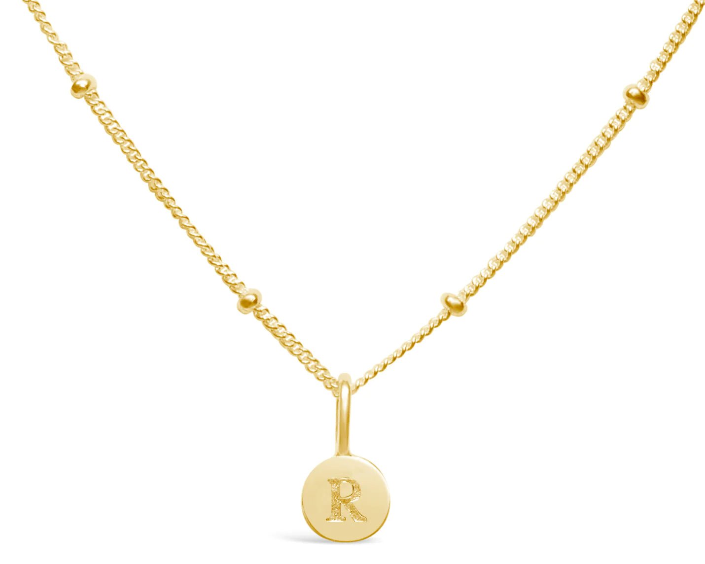 Stia Mini Love Letter Necklaces in Gold - Juli's Wearable Art