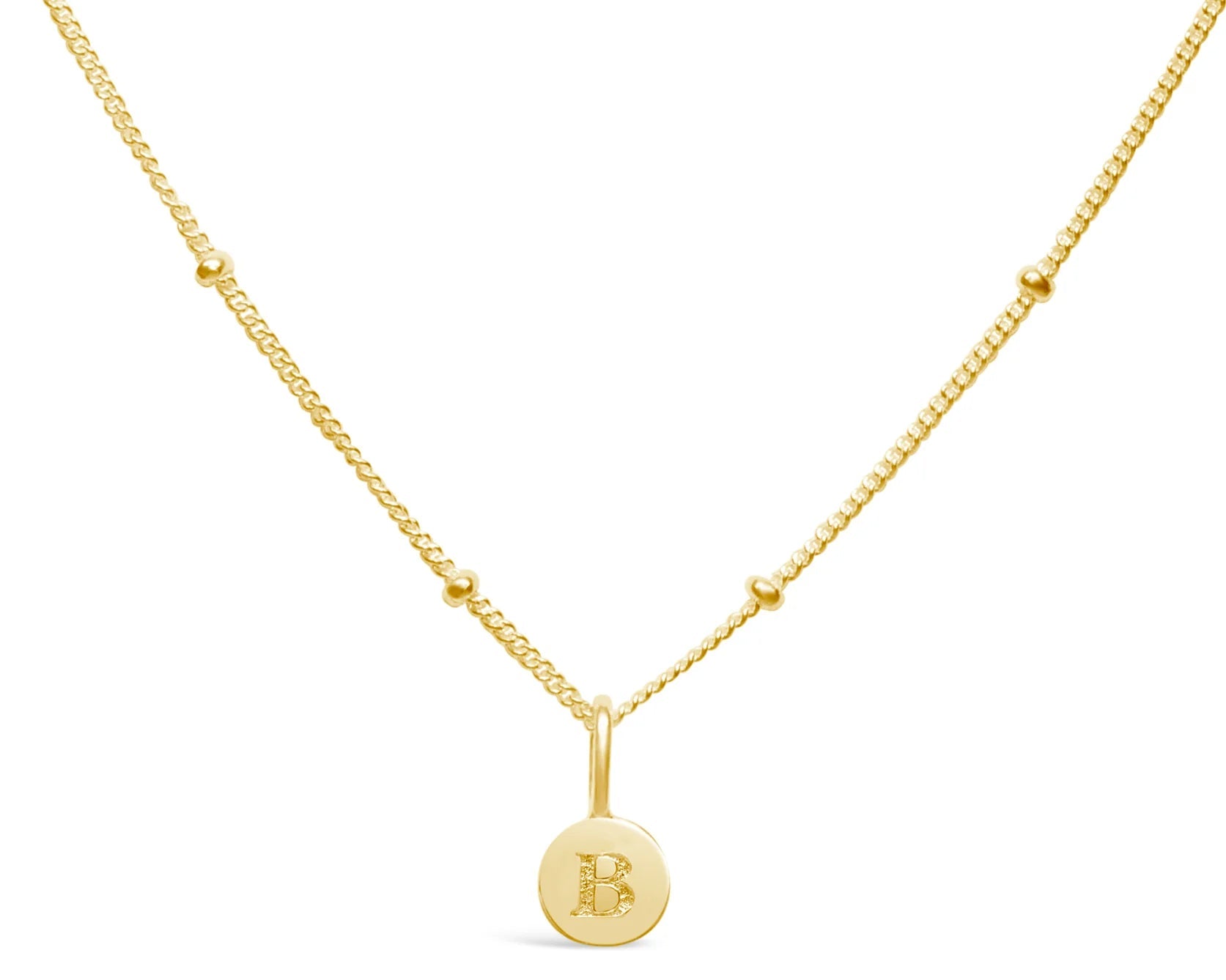 Stia Mini Love Letter Necklaces in Gold - Juli's Wearable Art