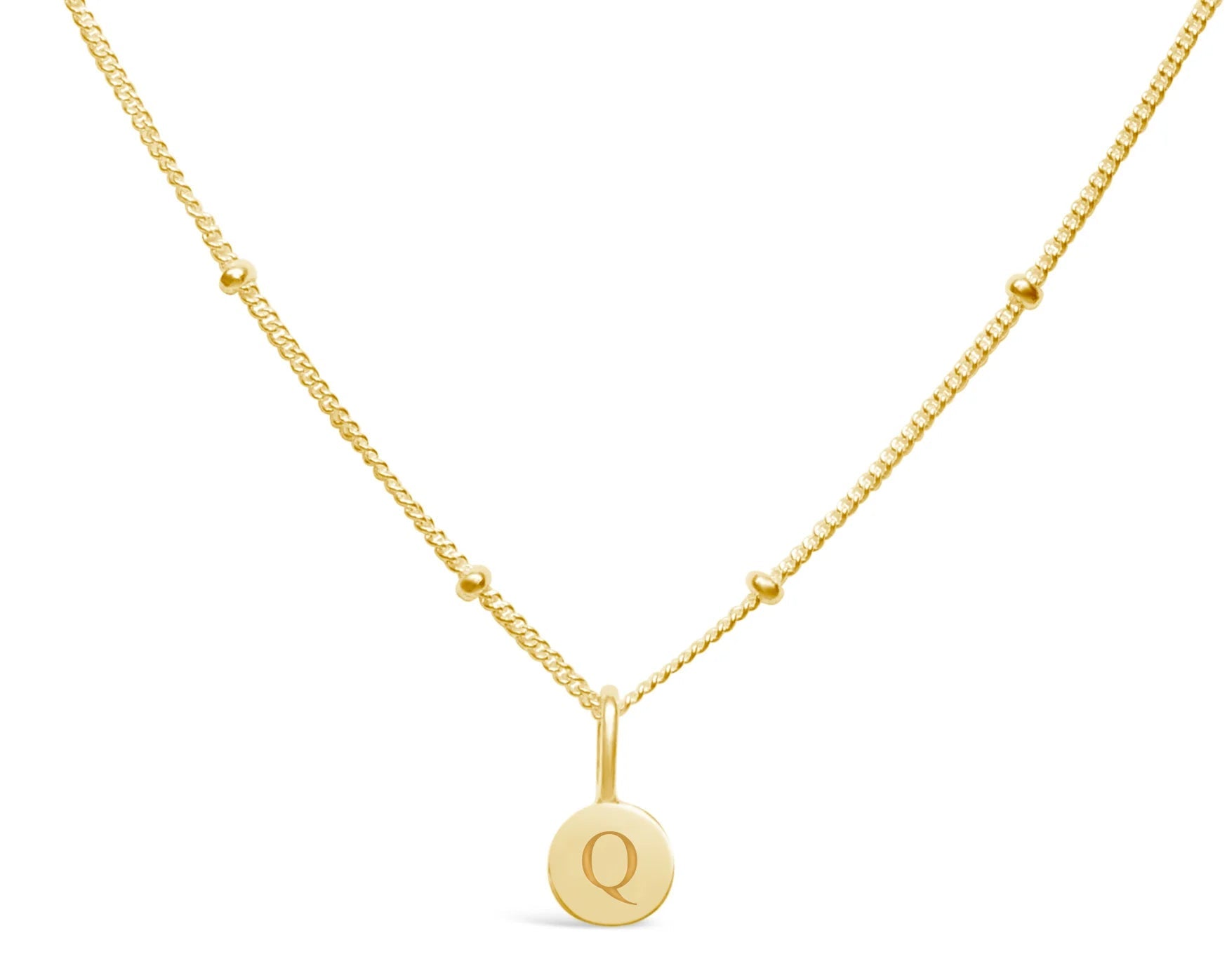 Stia Mini Love Letter Necklaces in Gold - Juli's Wearable Art