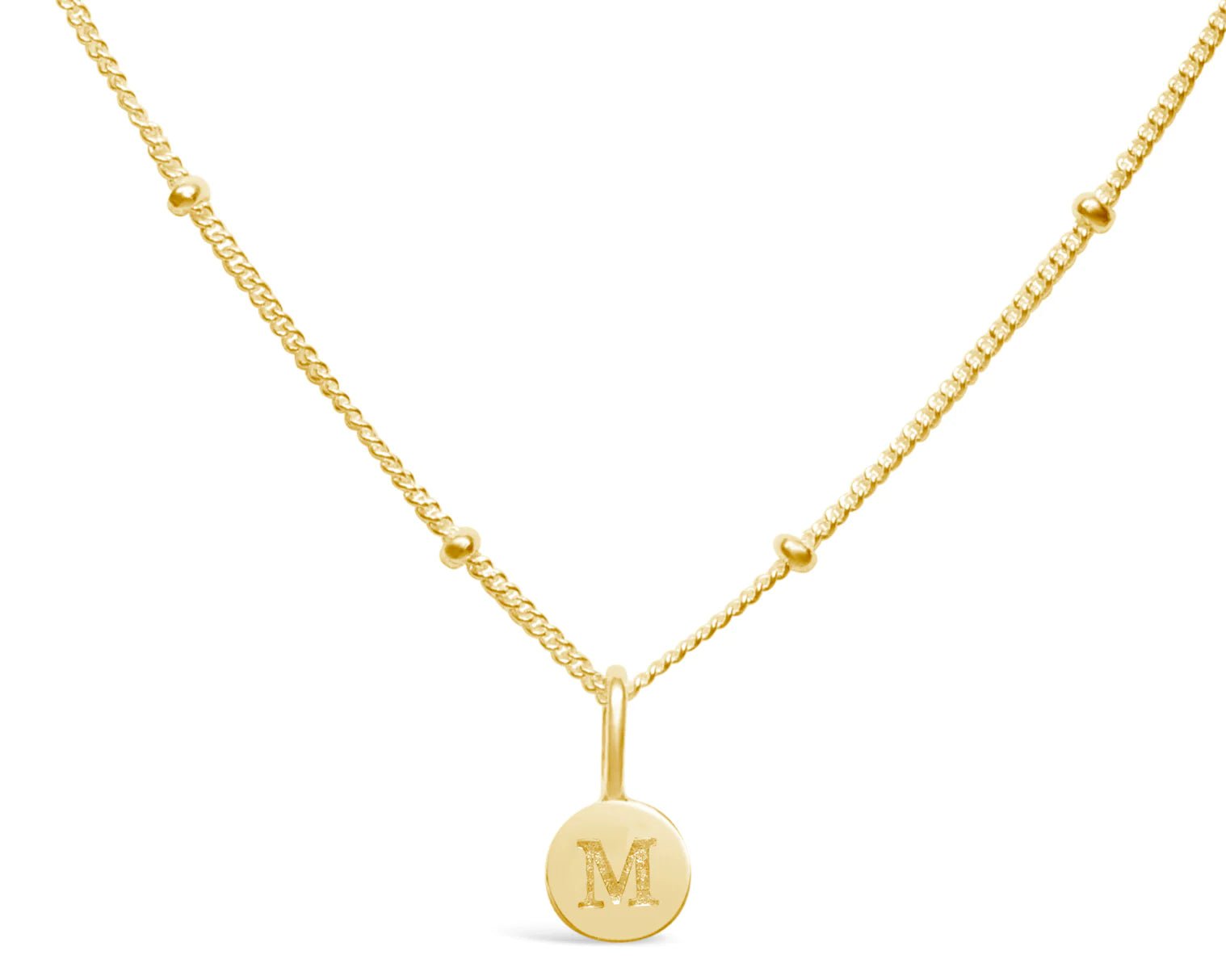 Stia Mini Love Letter Necklaces in Gold - Juli's Wearable Art