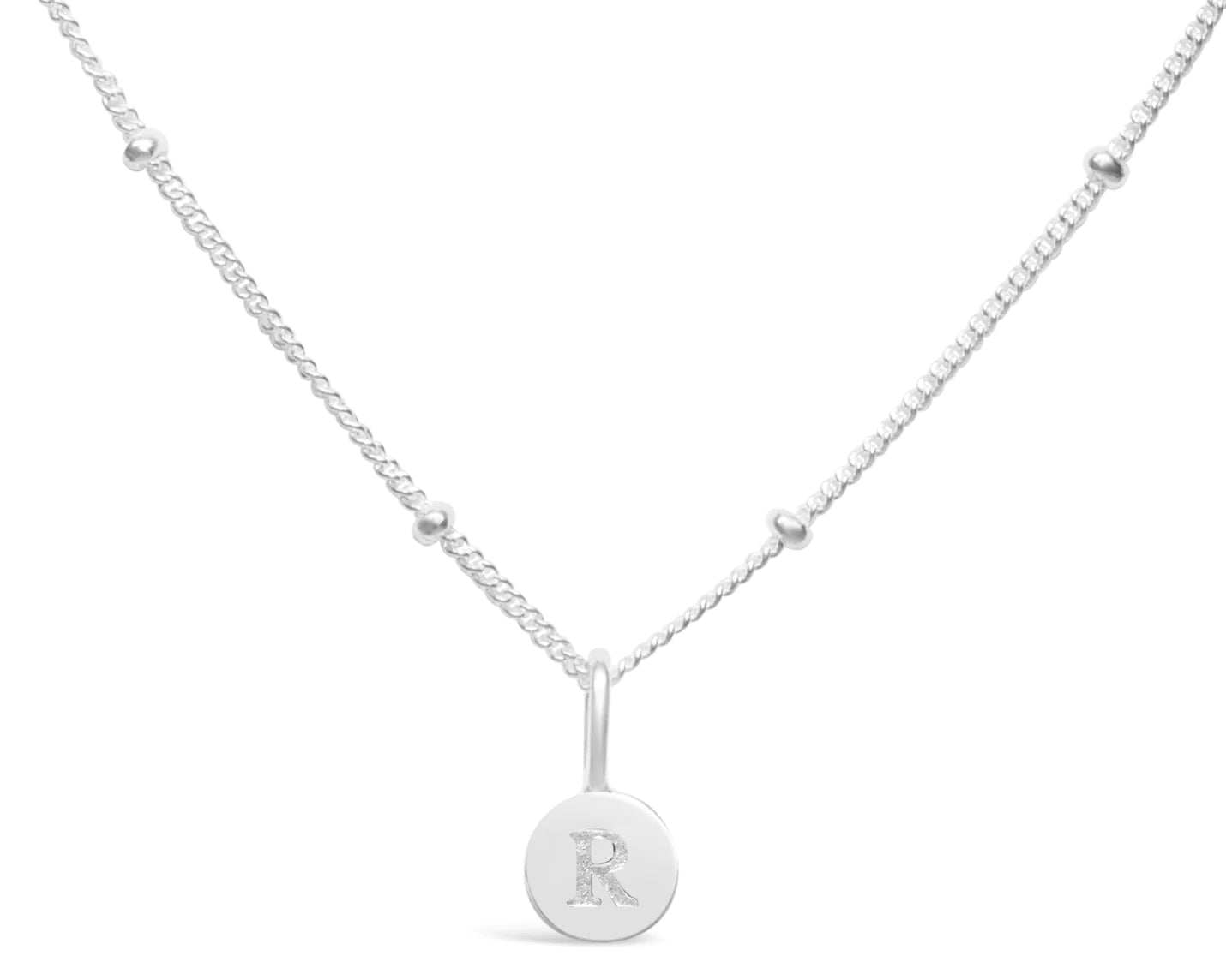 Stia Mini Love Letter Necklaces in Silver - Juli's Wearable Art