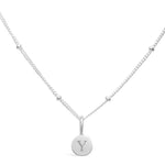 Stia Mini Love Letter Necklaces in Silver - Juli's Wearable Art