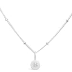 Stia Mini Love Letter Necklaces in Silver - Juli's Wearable Art