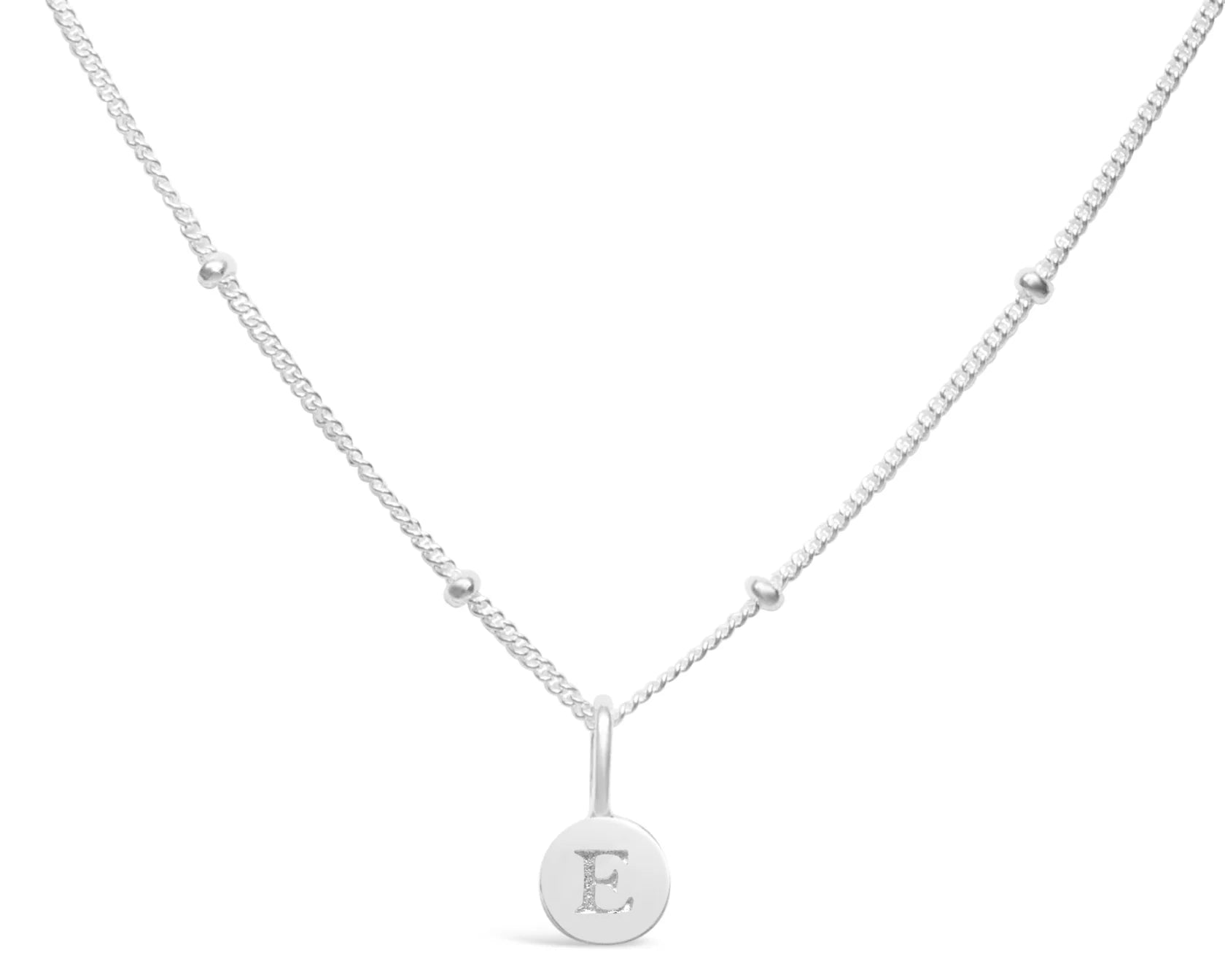 Stia Mini Love Letter Necklaces in Silver - Juli's Wearable Art