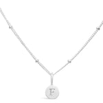 Stia Mini Love Letter Necklaces in Silver - Juli's Wearable Art