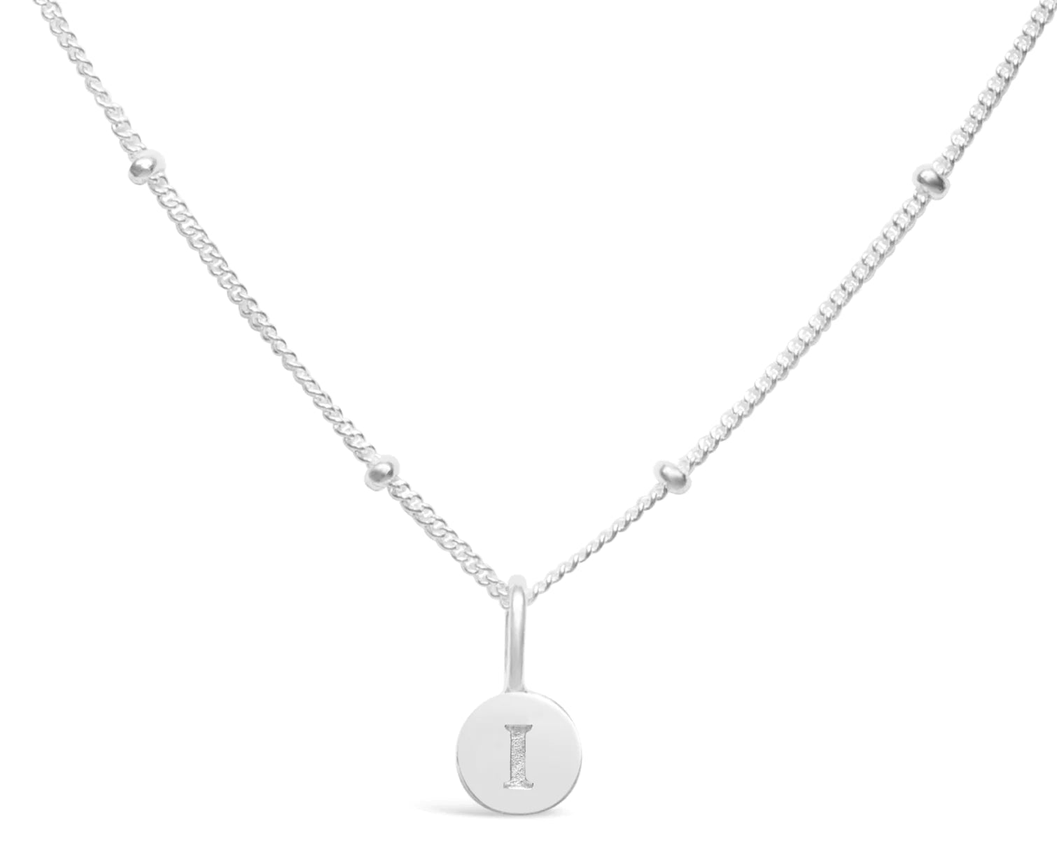 Stia Mini Love Letter Necklaces in Silver - Juli's Wearable Art