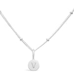 Stia Mini Love Letter Necklaces in Silver - Juli's Wearable Art