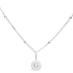 Stia Mini Love Letter Necklaces in Silver - Juli's Wearable Art
