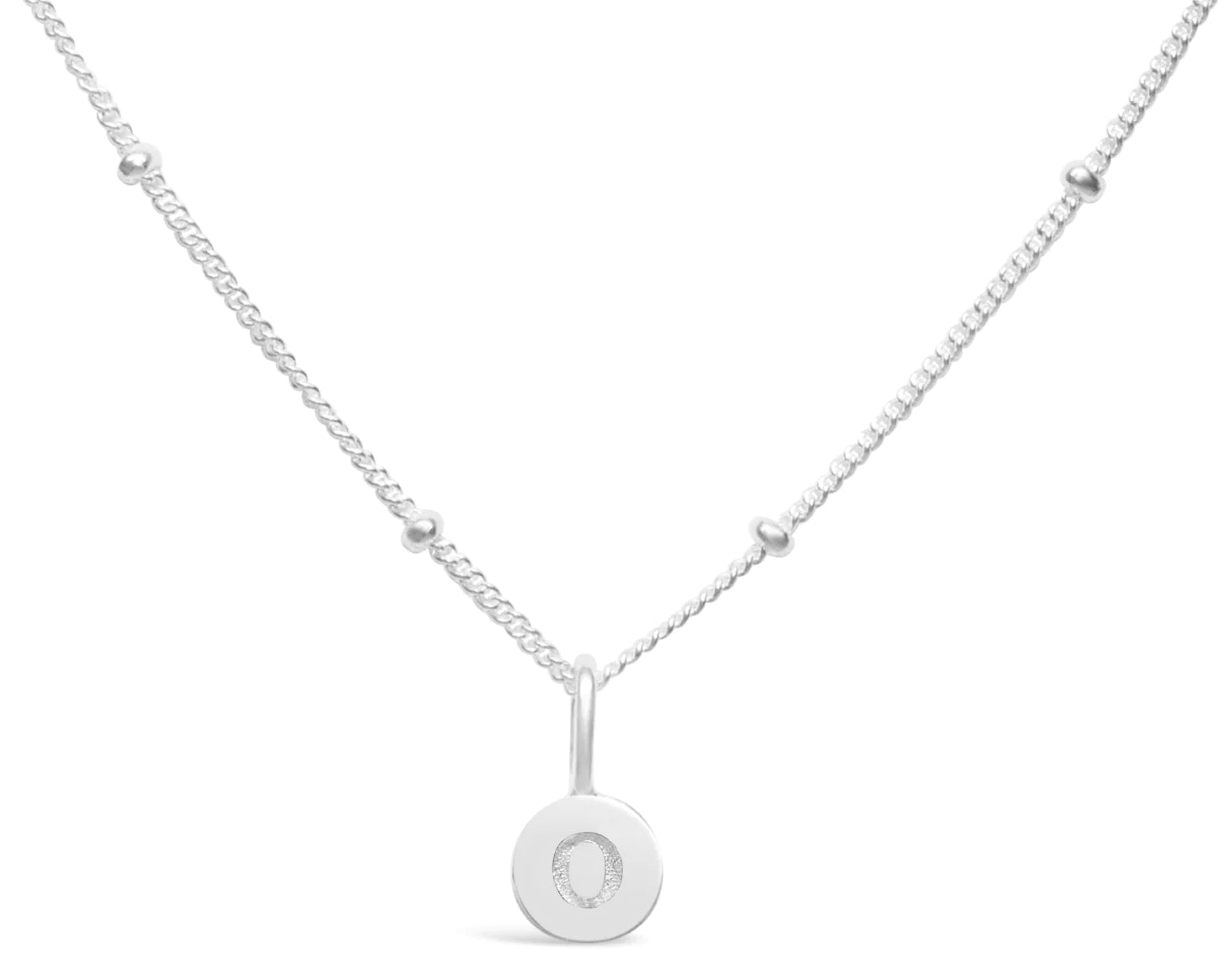 Stia Mini Love Letter Necklaces in Silver - Juli's Wearable Art