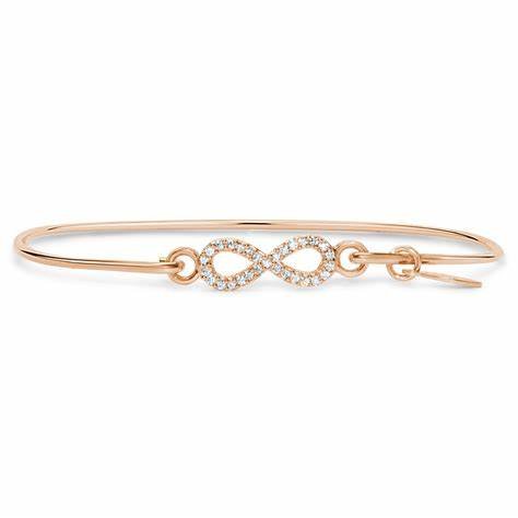 Stia Pavé Icon Bracelet Infinity - Rose Gold - Juli's Wearable Art
