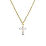 Stia Pearl Cross Necklaces - Juli's Wearable Art
