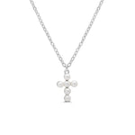 Stia Pearl Cross Necklaces - Juli's Wearable Art