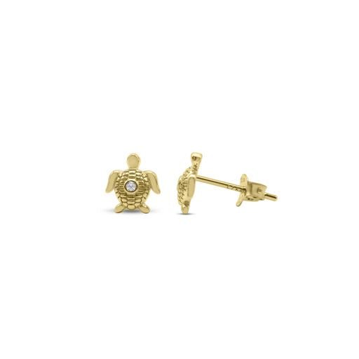 Stia Turtle Stud Earrings - Juli's Wearable Art
