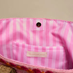 Straw & Sun Tote | Tropical Sunset - Juli's Wearable Art