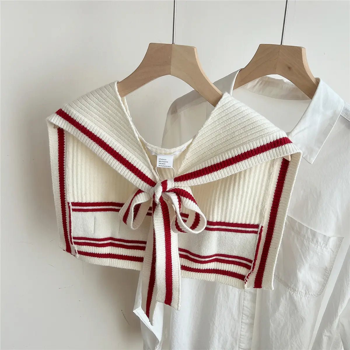 Striped Knitted Knotted Shawls – Casual & Cozy - Juli's Wearable Art