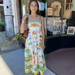 "Summer Inspired" High - Waist Maxi Dress - Juli's Wearable Art