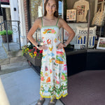 "Summer Inspired" High - Waist Maxi Dress - Juli's Wearable Art
