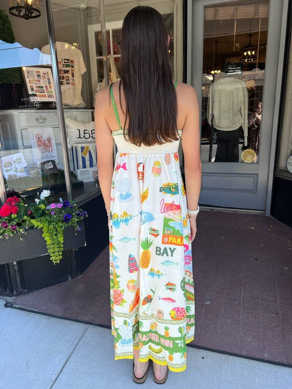 "Summer Inspired" High - Waist Maxi Dress - Juli's Wearable Art