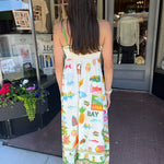 "Summer Inspired" High - Waist Maxi Dress - Juli's Wearable Art