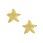 Susan Shaw Petite Star Stud Earrings | Gold - Juli's Wearable Art