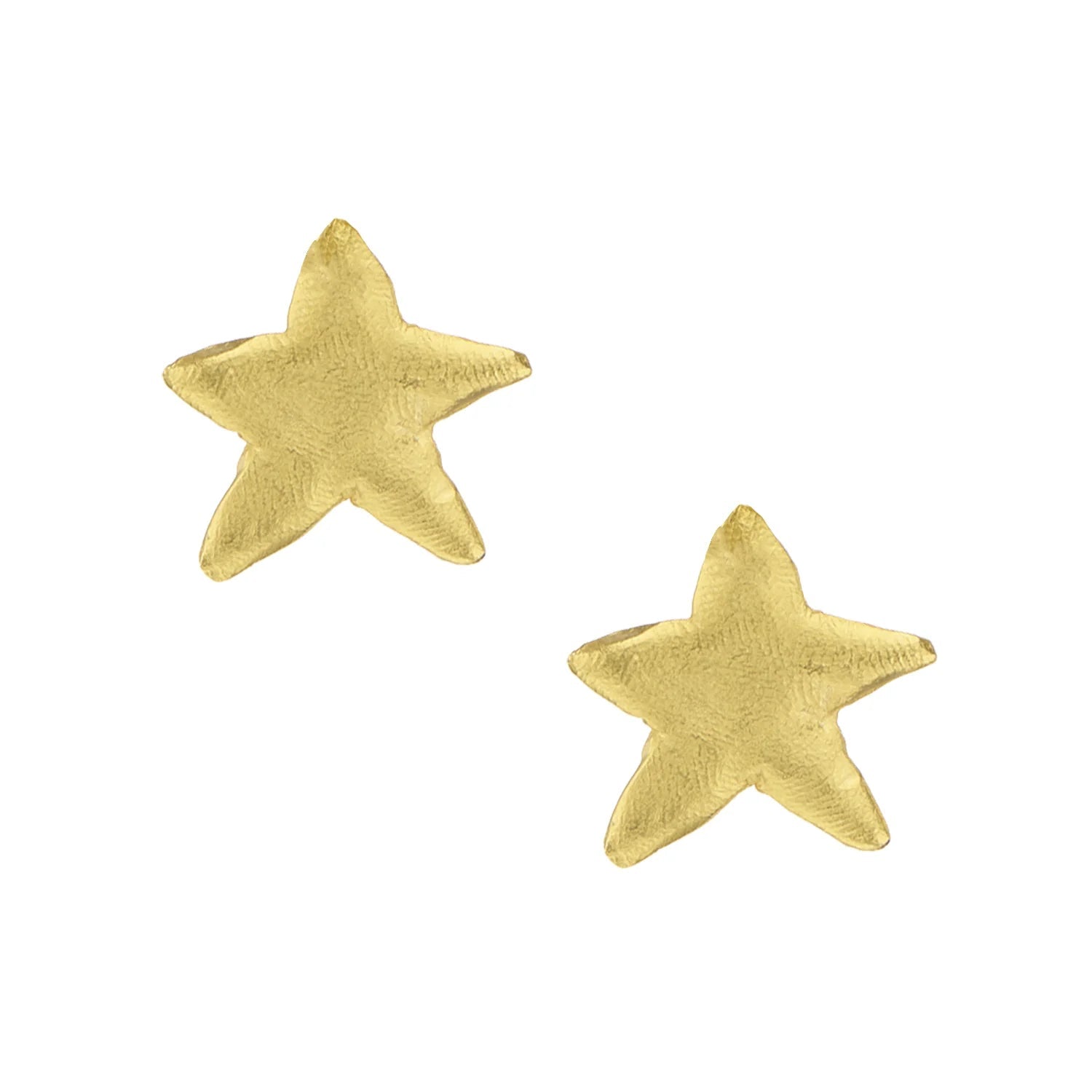 Susan Shaw Petite Star Stud Earrings | Gold - Juli's Wearable Art