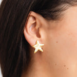 Susan Shaw Petite Star Stud Earrings | Gold - Juli's Wearable Art