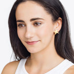 Susan Shaw Petite Star Stud Earrings | Gold - Juli's Wearable Art