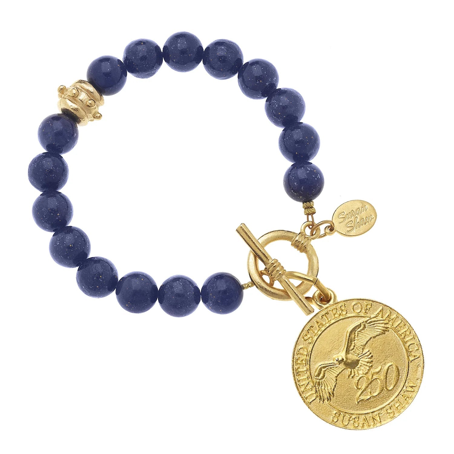 Susan Shaw USA 250 Lapis Bracelet - Juli's Wearable Art