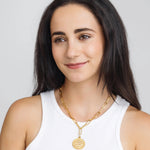Susan Shaw USA 250 Paperclip Necklace | Gold - Juli's Wearable Art