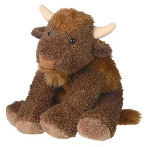 Sweet Beauregard Buffalo – 9″ Plush - Juli's Wearable Art