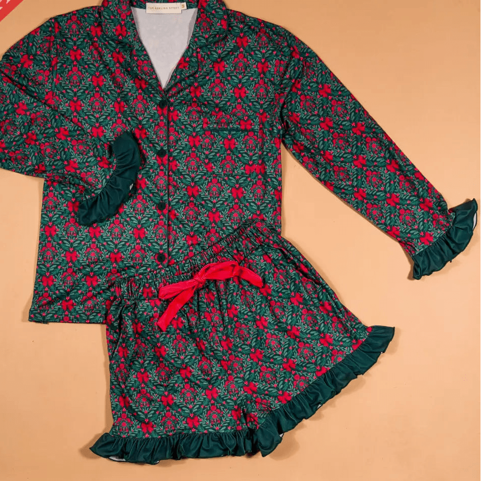 Sweet Dreams Pajama Short Set | A Merry Moment - Juli's Wearable Art