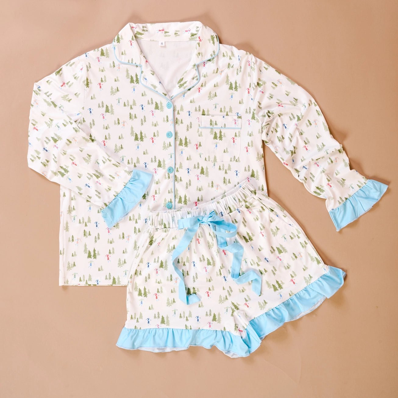 Sweet Dreams Pajama Shorts Set - Aprés Ski - Juli's Wearable Art