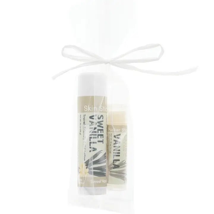 Sweet Vanilla Skin Stick & Pucker Stick Bundle | Gift Set - Juli's Wearable Art
