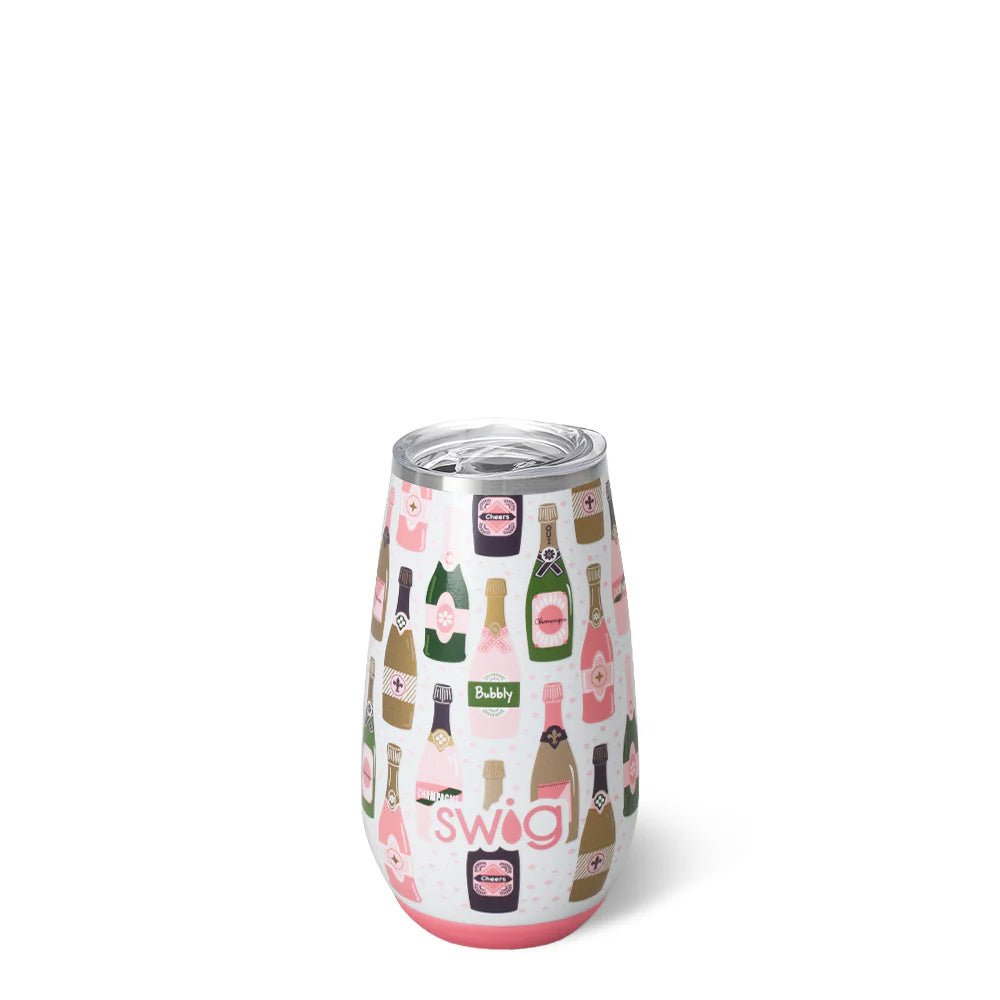 Swig Bubbly Stemless Flute 6oz - Juli's Wearable Art
