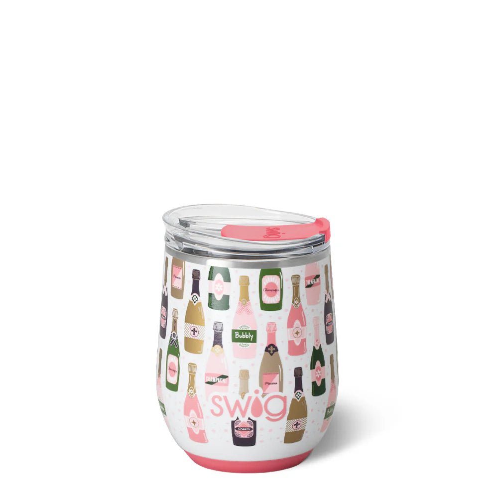Swig Bubbly Stemless Wine Cup 12oz - Juli's Wearable Art