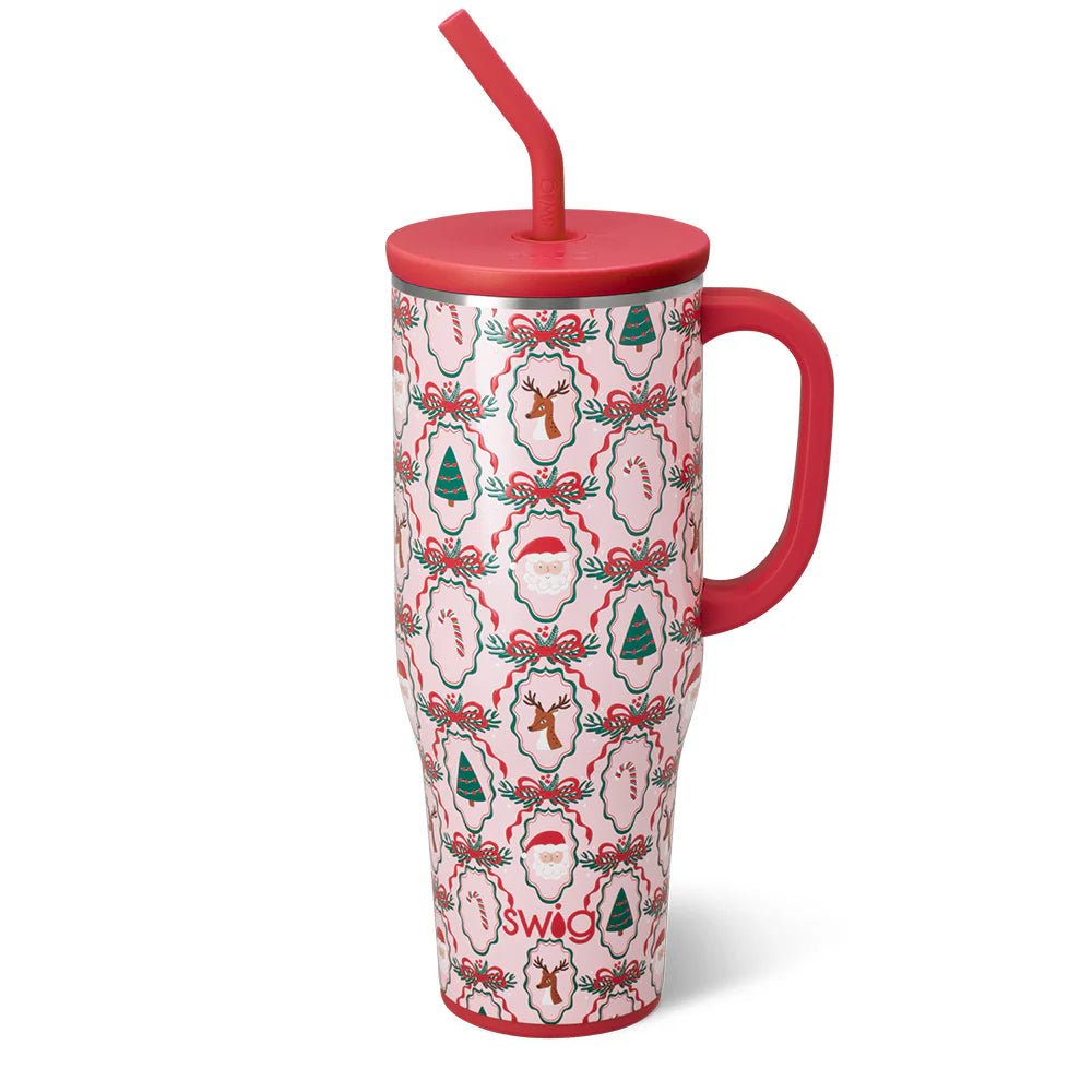 Swig Christmas Cameos Mega Mug 40oz - Juli's Wearable Art