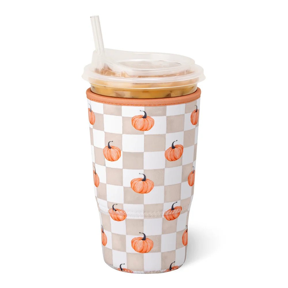Swig Iced Cup Coolies | Pumpkin Check - Juli's Wearable Art