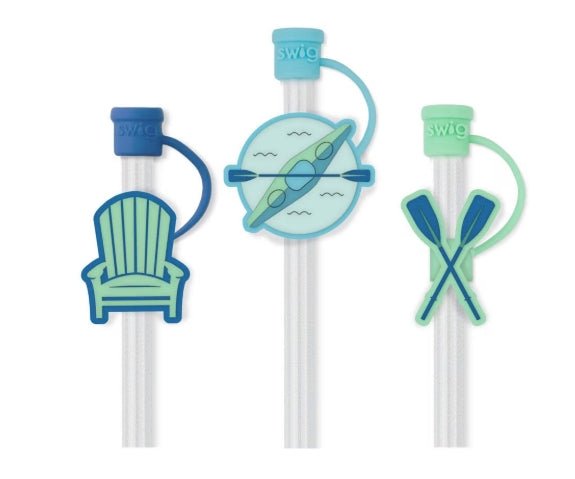 Swig Life Errbody at the Lake Straw Topper Set - Juli's Wearable Art